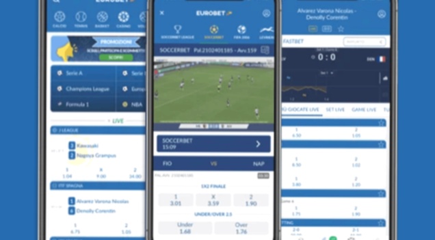 Eurobet App scommesse sportive mobile