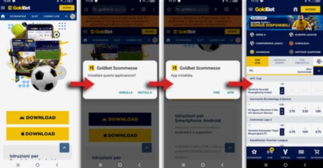 Accedi Goldbet Scommesse